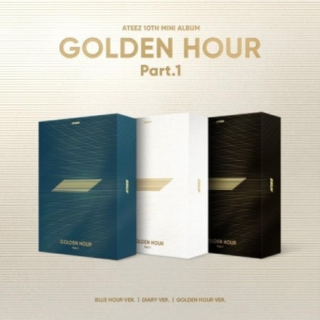 PRE-ORDER) ATEEZ - [GOLDEN HOUR : Part.1] 10th Mini Album GOLDEN RANDOM Version