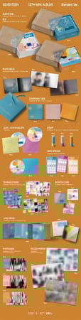 PRE-ORDER) SEVENTEEN - [M12] 12th Mini Album STANDARD 3 Version SET