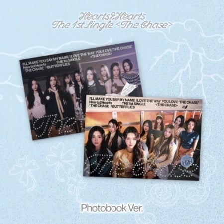 LUCKY DRAW) HEARTS2HEARTS - [THE CHASE] 1st Single Album PHOTO BOOK RANDOM Version