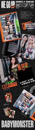 BABYMONSTER - [WE GO UP] 2ND MINI ALBUM PHOTOBOOK GO Version
