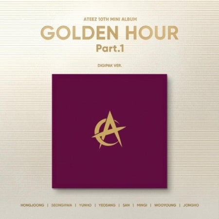 PRE-ORDER) ATEEZ - [GOLDEN HOUR : Part.1] 10th Mini Album DIGIPAK RANDOM Version