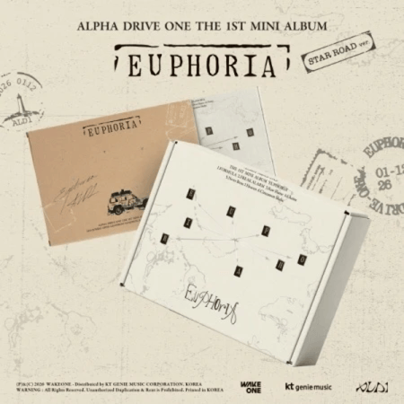 (PRE-ORDER) ALPHA DRIVE ONE - [EUPHORIA] 1st Mini Album STAR ROAD Version