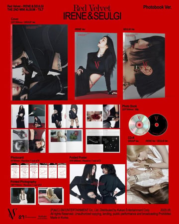 LUCKY DRAW) IRENE & SEULGI (Red Velvet) - [TILT] 2nd Mini Album PHOTO BOOK RANDOM Version