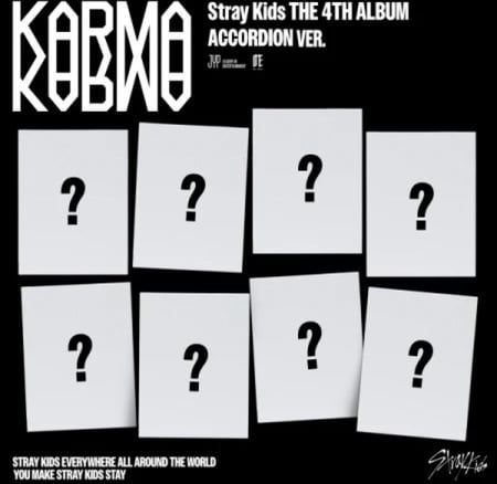 PRE-ORDER) STRAY KIDS - [KARMA] 4th Album ACCORDION RANDOM Version