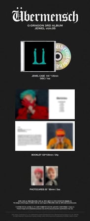 G-DRAGON - [ÜBERMENSCH] 3rd Album JEWEL RANDOM Version
