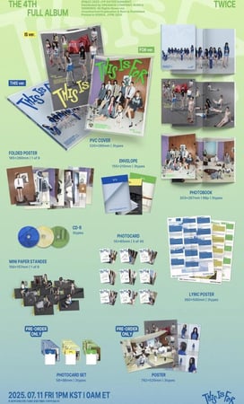 (LUCKY DRAW) TWICE - [THIS IS FOR] 4th Album RANDOM Version