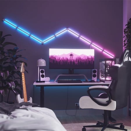 الإضاءة الجدارية الذكية