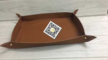 سلة جلد مقاس 25*25
