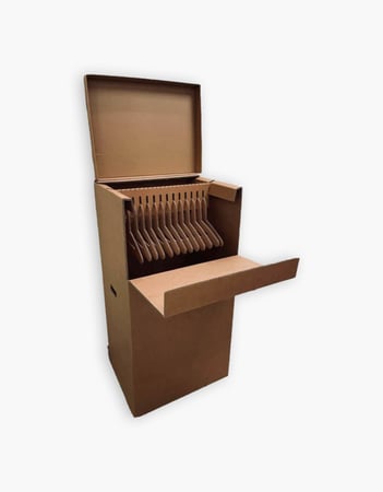 1 طقم خزانة ملابس مع 20 علاقة