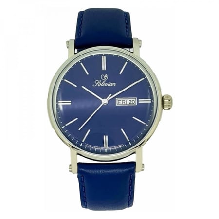 SL2110M ساعة جلد رجالية