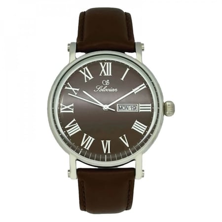 SL2110M ساعة جلد رجالية