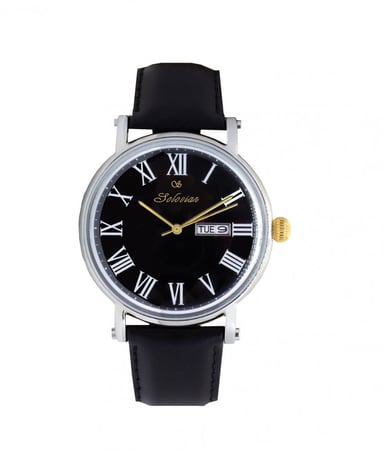 SL2110M ساعة جلد رجالية