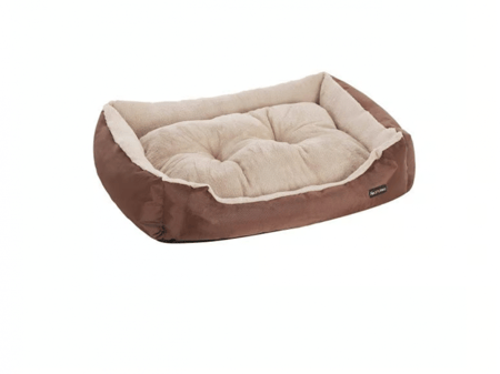 فيندريا  سرير وسط للقطط و كلاب مع مخدة قابلة للانعكاس 85x65x21 cm