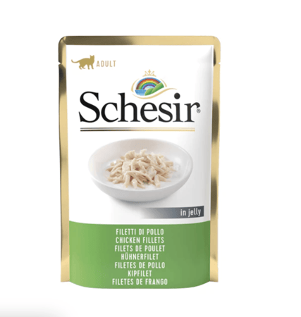 شيزر فيليه دجاج في جيلي طعام رطب للقطط البالغة ، 85 جرام