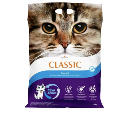 انترساند كلاسيك رمل قطط غير معطر ١٤ كيلو