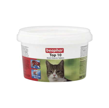 بیفار افضل 10 فیتامینات للقطط 180 حبة