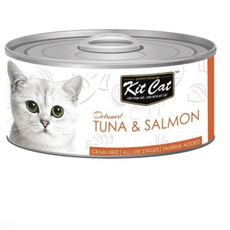 معلبات كت كات تونا  مع السالمون 80غ