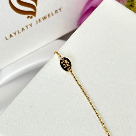 عقد يوليو زهرة اللوتس ذهب عيار21