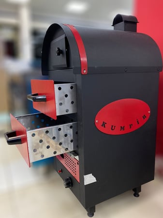 فرن بطاطس كومبير غاز 2 درج تركي GRS2N