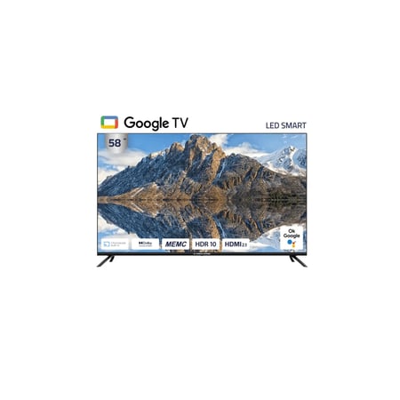 جنرال سوبريم شاشة 58 بوصه فائقة الدقة (4K-UHD)، سمارت جوجل تي في GSG584KC (HDR) (Dolby Audio)،(Google TV)