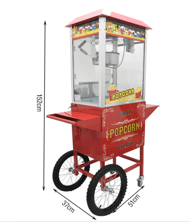 ماكينة فشار كهربائية مع عربة كاملة HP-BC