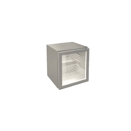 ثلاجة بانكول ميني 1 باب زجاج موديل 55 رمادي XW-55 P grey