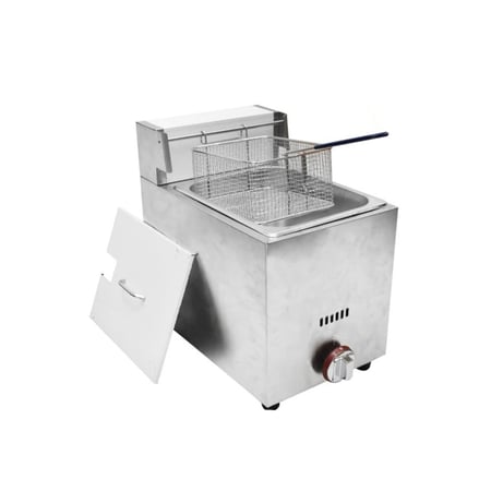 قلاية غاز مفرد بدون طاولة 8 لتر صيني