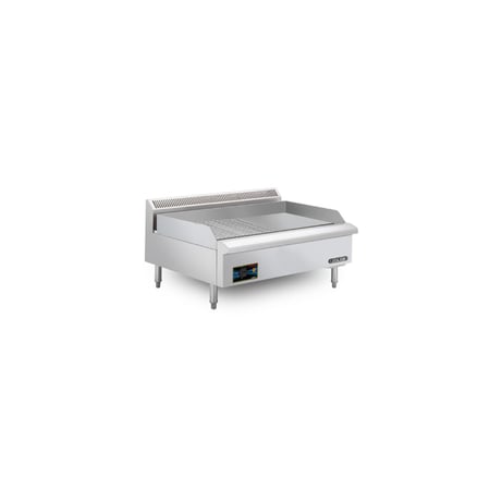 شواية كهربائية  S/S ELEC.GRIDDLE EG5250W HALF RIBB  BER-EG-5250HR17