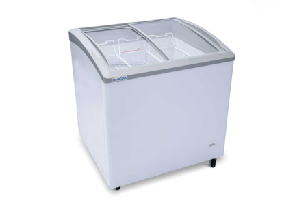 فريزر بانكول مقوس سحاب زجاج 235 لتر موديل SD-235K