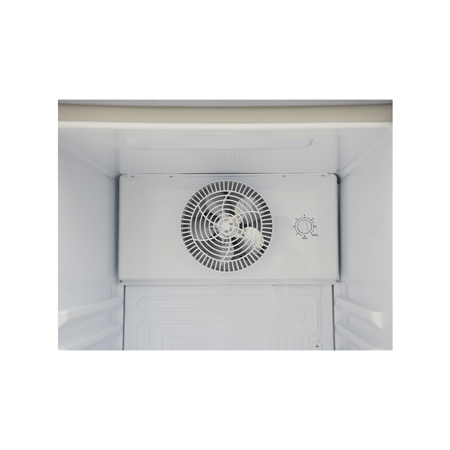 ثلاجة عرض باب واحد جنرال سوبريم زجاجي (436 لتر)، أبيض GS436X