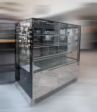 ثلاجة عرض حلويات ارضي مربع 3 ارفف مقاس 120*70*130 - GN-1200RF3