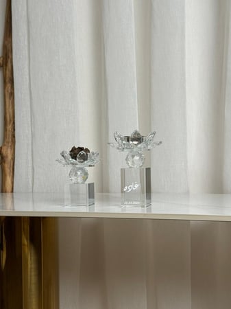 طقم وردة مربع