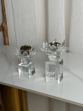 طقم وردة مربع