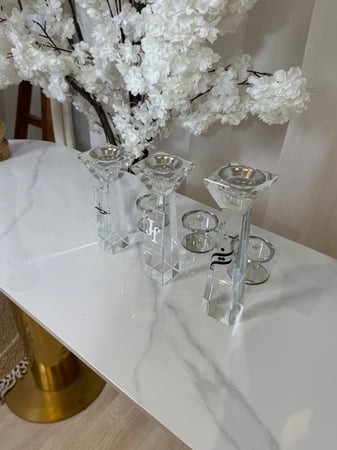 طقم كرستال مربع