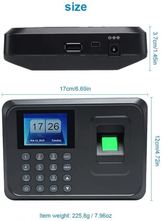 جهاز حضور، جهاز تسجيل هوية للموظفين من Andoer