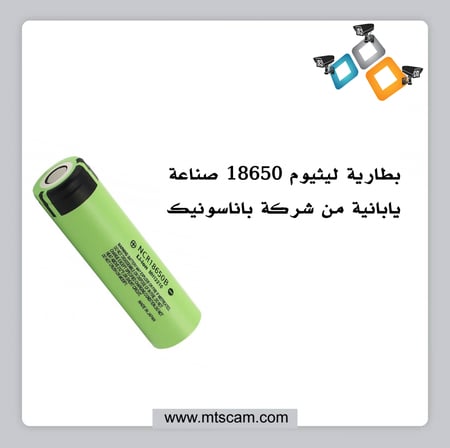 عدد 6 بطارية ليثيوم 18650 صناعة يابانية من شركة باناسونيك