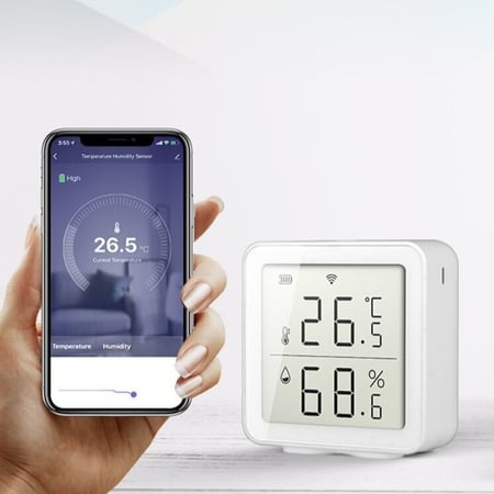 جهاز ذكي لاستشعار درجة الحرارة والرطوبة يعمل بالواي فاي من تويا