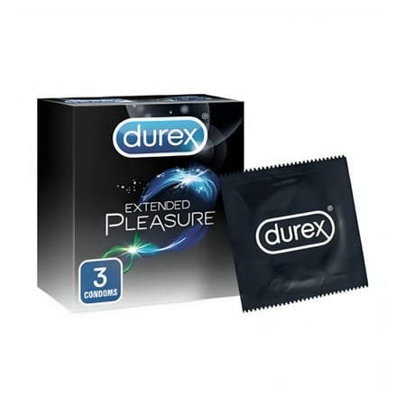 Durex ديوركس كوندوم واقي ذكري - لمتعة أطول - 3 قطع