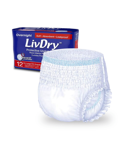 حفائض كبار السن ليف دراي - كبير جدا جدا 12 حبة XXL