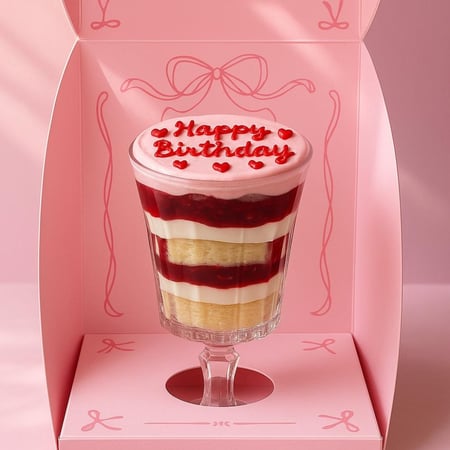 كيك الكوب الأنيق