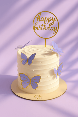 كيكة تموج أبيض