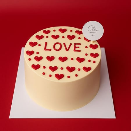 كيكة قلوب - تسليم فوري