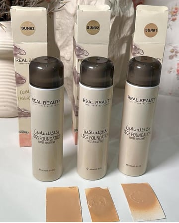 ريل بيوتي بخاخ سبراي فاونديشن للجسم