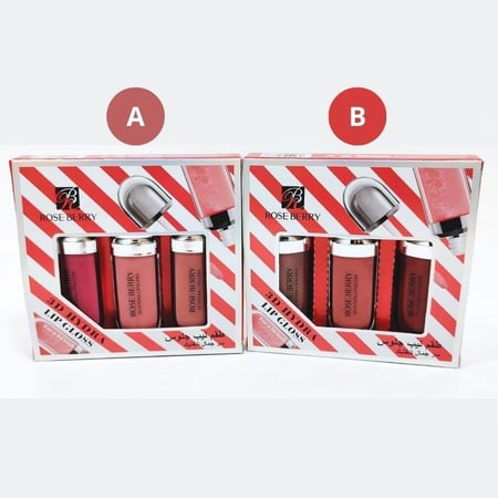 بكج ارواج طقم ليب جلوس سر جمالك ثلاث درجات من روز بيري  درجة A