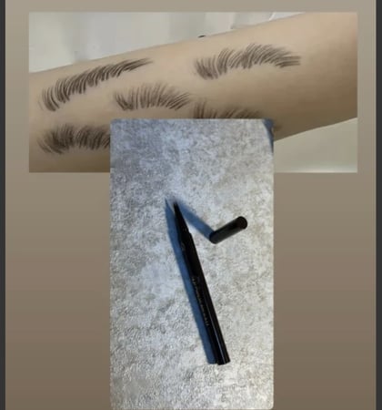 قلم رسم الحواجب شعره شعره