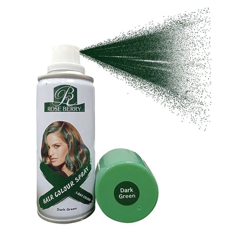 اخضر غامق بخاخ ملون شعر 138 مل من روز بيري