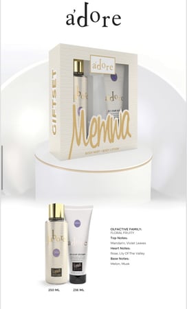 بوكس معطر ولوشن جسم ريحه جادور