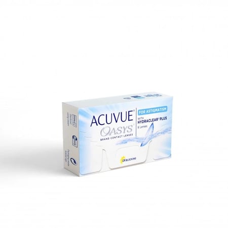 عدسات اكيوفيو اويسيس للاستجماتيزم (انحراف القرنية)- 6 عدسات