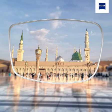 عدسات نظارات ZEISS Lotutec الالمانية بحماية خضراء