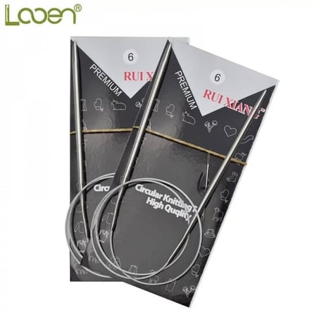 سنارة تريكو باسلك معدني مقاس 34سم